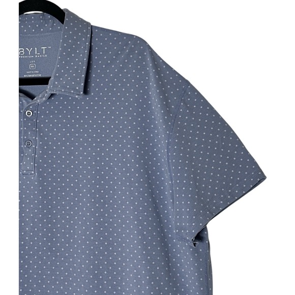 Bylt Polo Shirt Mens 2XL Plus Golf Short Sleeve Performance Stretch Atheisure - Picture 8 of 8